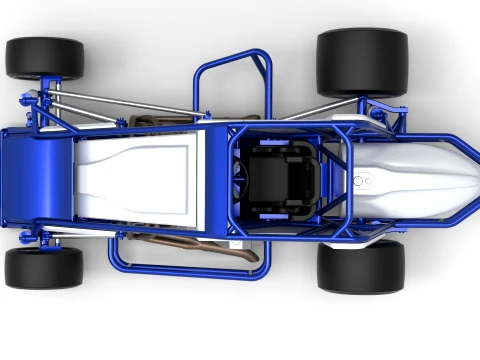 Pavement Silver Crown Car Version 1 Scale 1 to 25 3D Print Model