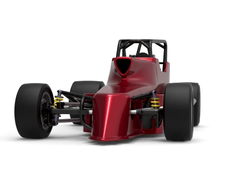 Pavement Silver Crown Car Version 2 Scale 1 to 25 3D Print Model