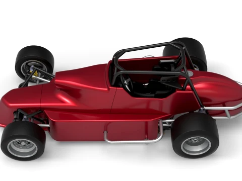 Pavement Silver Crown Car Version 2 Scale 1 to 25 3D Print Model
