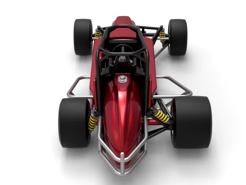 Pavement Silver Crown Car Version 2 Scale 1 to 25 3D Print Model