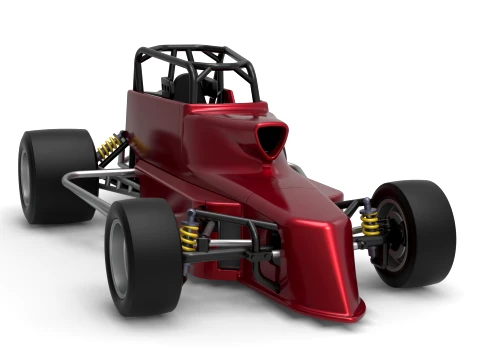 Pavement Silver Crown Car Version 2 Scale 1 to 25 3D Print Model