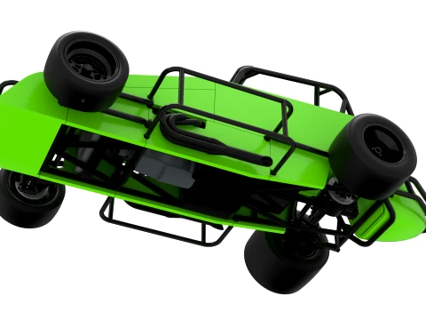 Pavement Silver Crown Car Version 3 Scale 1 to 25 3D Print Model