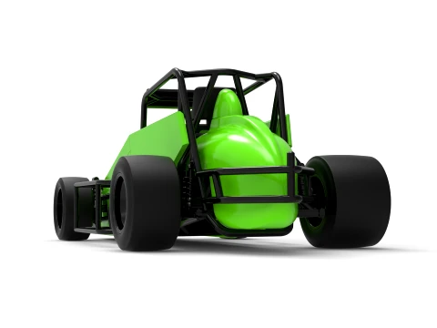 Pavement Silver Crown Car Version 3 Scale 1 to 25 3D Print Model
