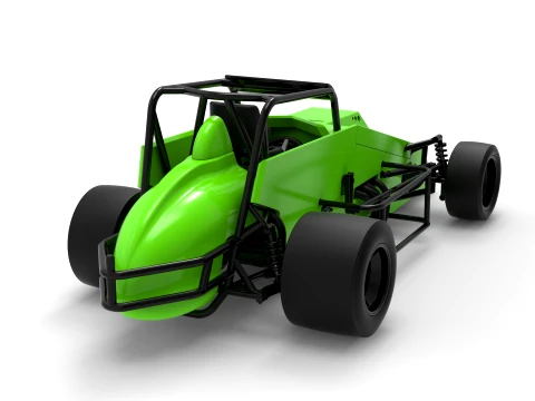 Pavement Silver Crown Car Version 3 Scale 1 to 25 3D Print Model