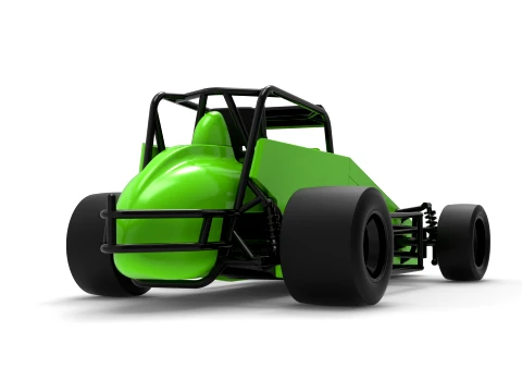 Pavement Silver Crown Car Version 3 Scale 1 to 25 3D Print Model