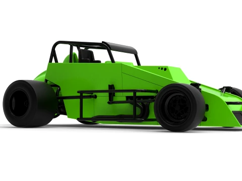 Pavement Silver Crown Car Version 3 Scale 1 to 25 3D Print Model