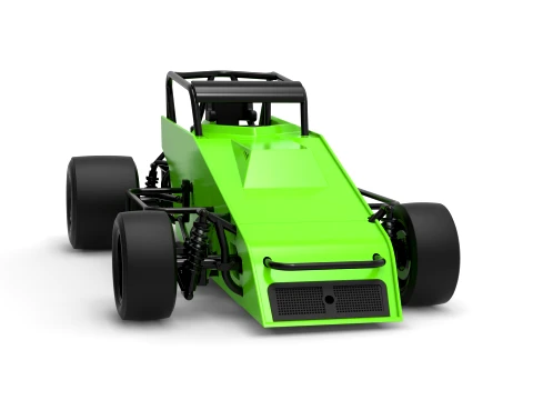 Pavement Silver Crown Car Version 3 Scale 1 to 25 3D Print Model