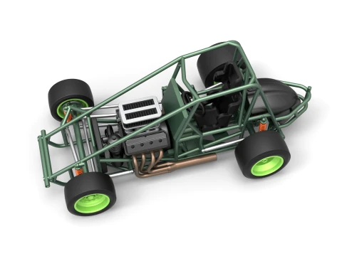 Pavement Sprint car Base Scale 1 to 25 3D Print Model