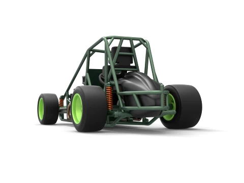 Pavement Sprint car Base Scale 1 to 25 3D Print Model