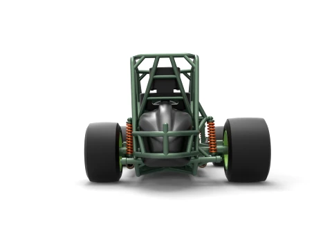 Pavement Sprint car Base Scale 1 to 25 3D Print Model