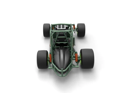 Pavement Sprint car Base Scale 1 to 25 3D Print Model