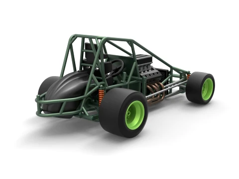 Pavement Sprint car Base Scale 1 to 25 3D Print Model