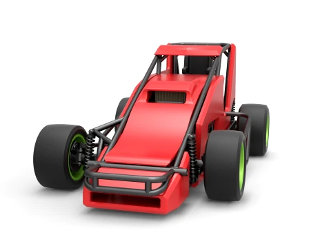 Pavement Sprint car Version 1 Scale 1 to 25 3D Print Model