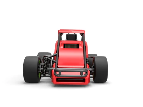 Pavement Sprint car Version 1 Scale 1 to 25 3D Print Model