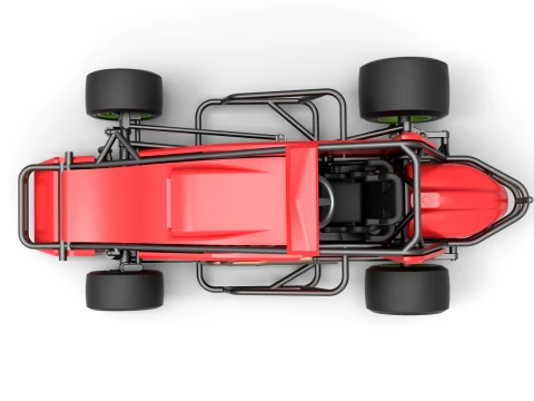 Pavement Sprint car Version 1 Scale 1 to 25 3D Print Model