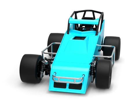 Pavement Sprint car Version 2 Scale 1 to 25 3D Print Model