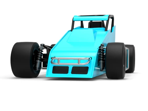 Pavement Sprint car Version 2 Scale 1 to 25 3D Print Model