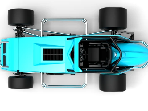 Pavement Sprint car Version 2 Scale 1 to 25 3D Print Model