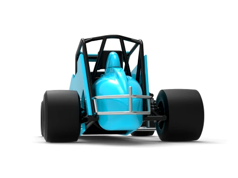 Pavement Sprint car Version 2 Scale 1 to 25 3D Print Model