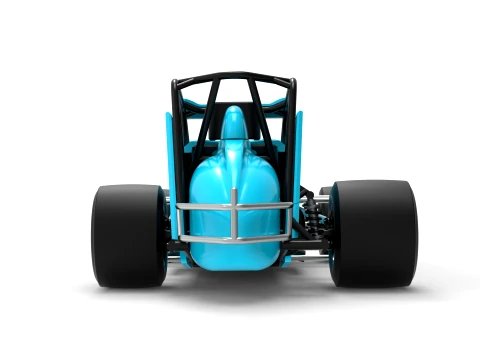 Pavement Sprint car Version 2 Scale 1 to 25 3D Print Model