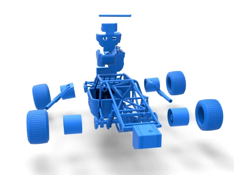 Super Dirt Late model Base Scale 1 to 25 3D Print Model