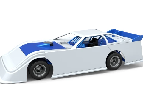 Super Dirt Late model for Pavement Scale 1 to 25 3D 打印模型