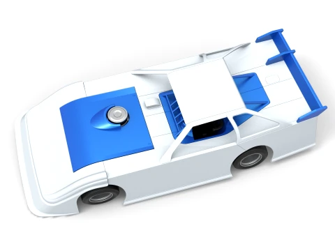 Super Dirt Late model for Pavement Scale 1 to 25 3D Print Model