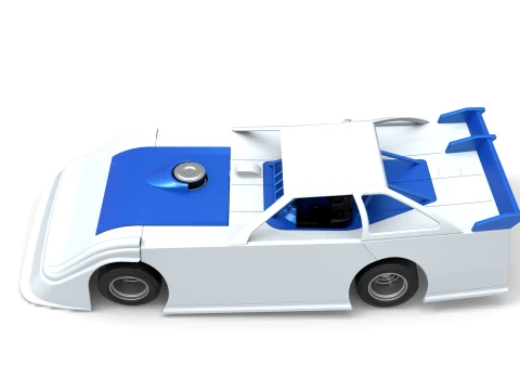 Super Dirt Late model for Pavement Scale 1 to 25 3D Print Model