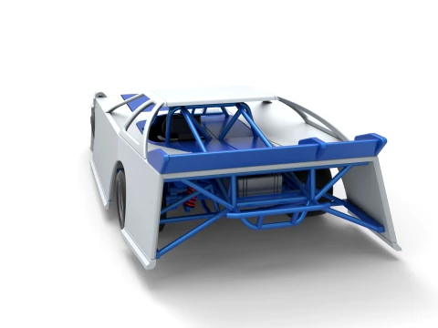 Super Dirt Late model for Pavement Scale 1 to 25 3D Print Model