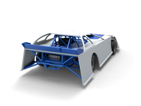 Super Dirt Late model for Pavement Scale 1 to 25 3D Print Model