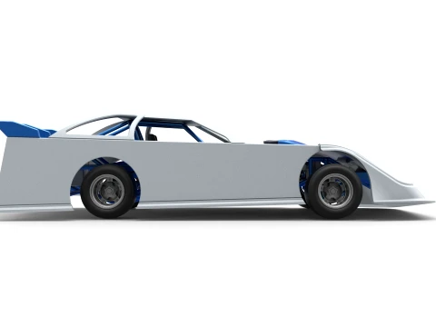 Super Dirt Late model for Pavement Scale 1 to 25 3D Print Model