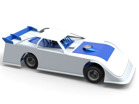 Super Dirt Late model for Pavement Scale 1 to 25 3D Print Model