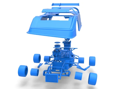 Super Dirt Late model for Pavement Scale 1 to 25 3D Print Model