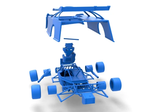 Super Dirt Late model for Pavement Scale 1 to 25 3D Print Model