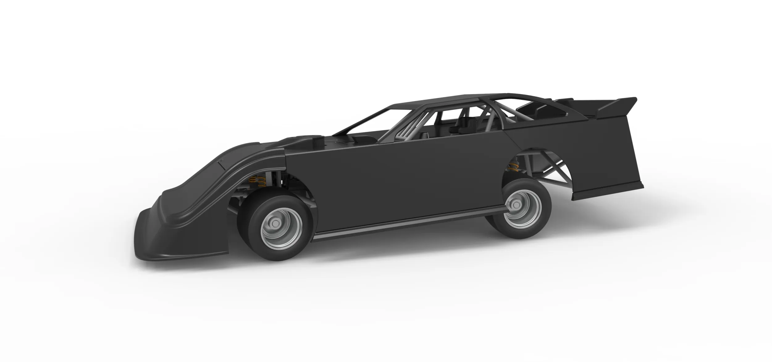 Super Dirt Late model for Pavement while turning Scale 1 to 25 3D Print Model .c4d .max .obj .3ds .fbx .stl .blend 