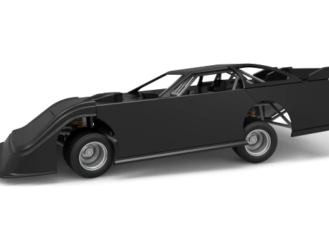 Super Dirt Late model for Pavement while turning Scale 1 to 25 3D 打印模型