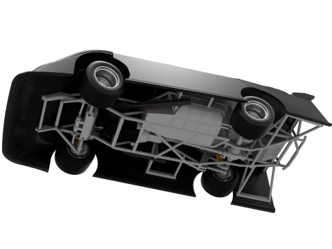 Super Dirt Late model for Pavement while turning Scale 1 to 25 3D Print Model