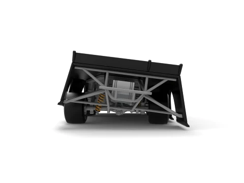 Super Dirt Late model for Pavement while turning Scale 1 to 25 3D Print Model