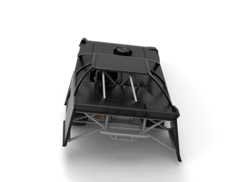 Super Dirt Late model for Pavement while turning Scale 1 to 25 3D Print Model