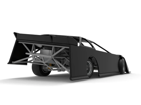 Super Dirt Late model for Pavement while turning Scale 1 to 25 3D Print Model