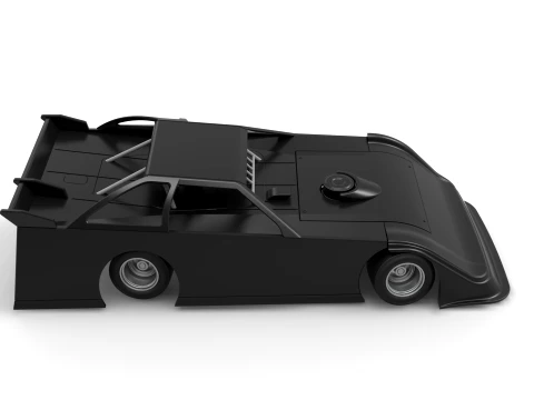 Super Dirt Late model for Pavement while turning Scale 1 to 25 3D Print Model