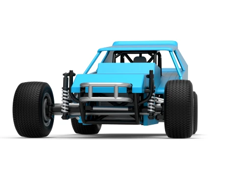 Vintage Dirt Modified stock car Version 8 Scale 1 to 25 3D Print Model