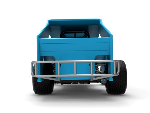 Vintage Dirt Modified stock car Version 8 Scale 1 to 25 3D Print Model