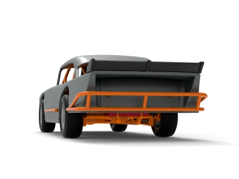 Vintage Dirt Modified stock car Version 9 Scale 1 to 25 3D Print Model