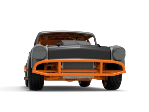 Vintage Dirt Modified stock car Version 9 Scale 1 to 25 3D Print Model