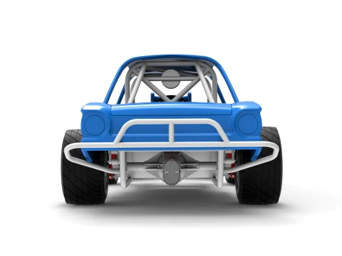 Vintage Dirt Modified stock car Version 10 Scale 1 to 25 3D Print Model