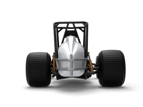 Vintage Dirt Silver Crown Car Base Scale 1 to 25 3D Print Model
