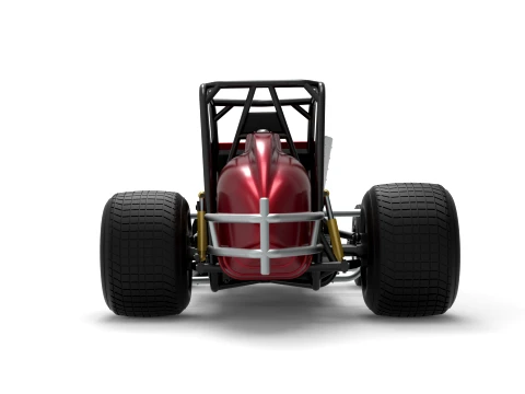 Vintage Dirt Silver Crown Car Scale 1 to 25 3D Print Model