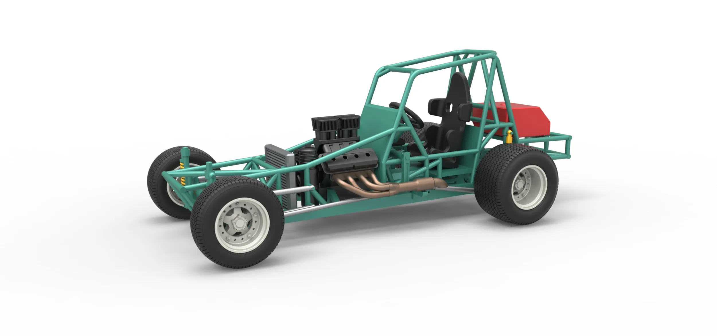 Vintage Northeast Dirt Modified stock car Base Scale 1 to 25 3D Print Model .c4d .max .obj .3ds .fbx .stl .blend