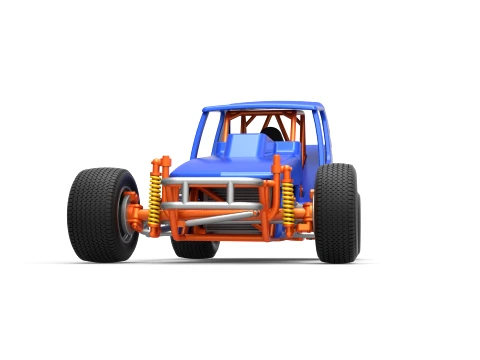 Vintage Northeast Dirt Modified stock car Scale 1 to 25 3D Print Model